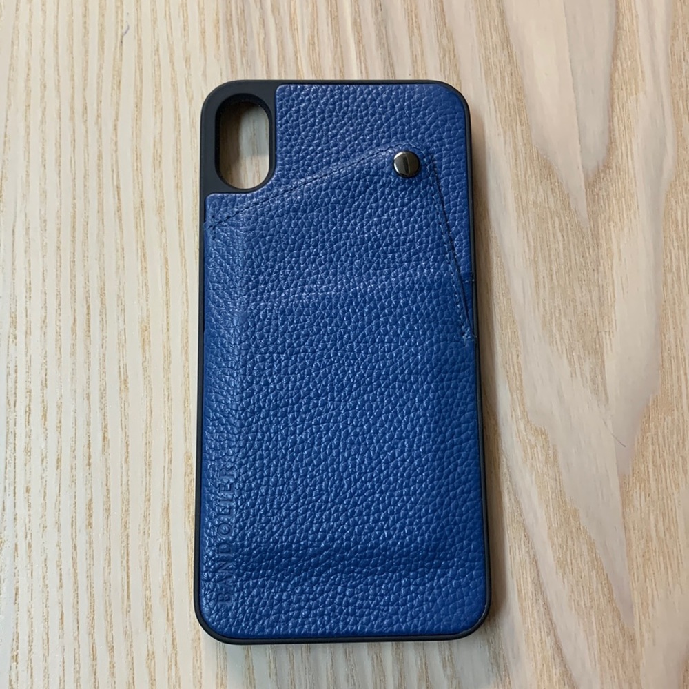 Authentic Bandolier leather iPhone XS max case USED but excellent condition